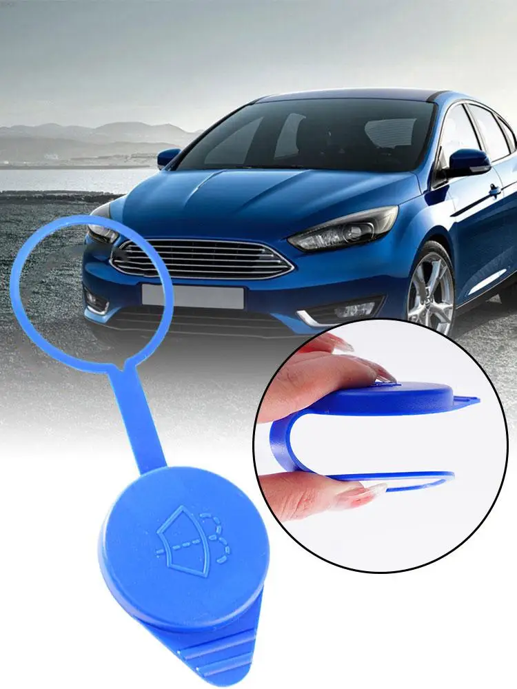 1pc Car Windshield Wiper Washer Fluid Reservoir Cap CP9Z17A605A for Ford Focus 2012-2018 for Ford Transit Connect 2018-2020 M0B0