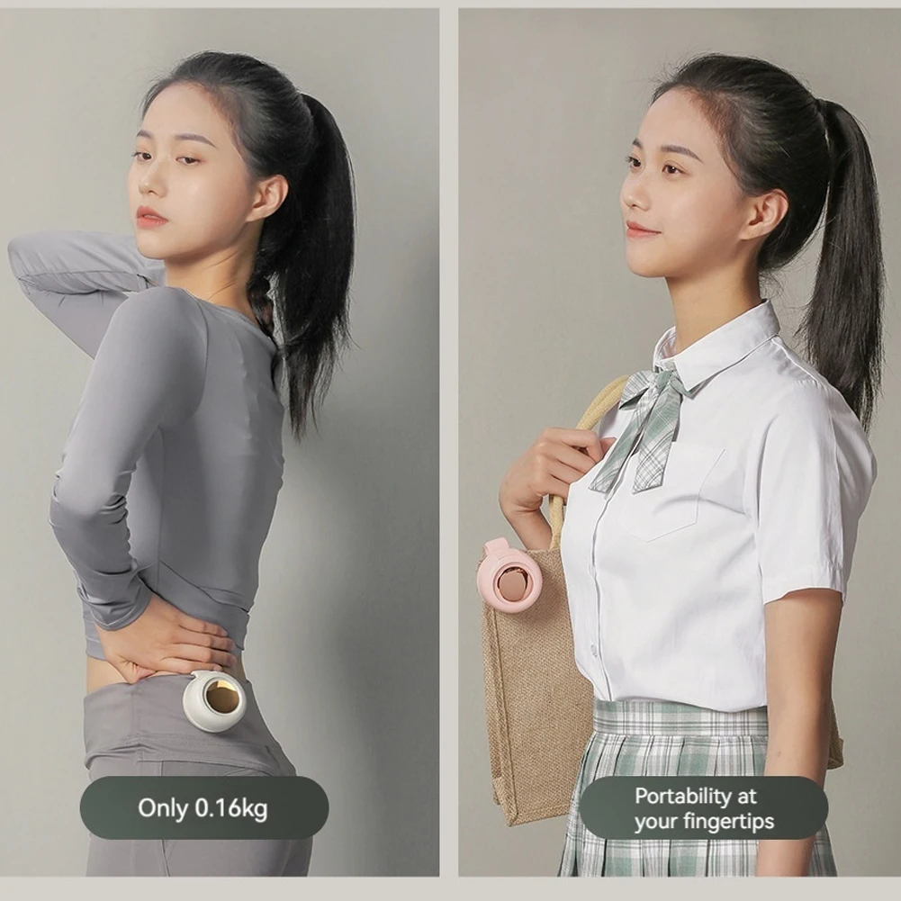 مروحة بمشبك صغير محمولة باليد، مروحة تبريد صيفية قابلة لإعادة الشحن USB، 3 سرعات قابلة للتعديل، مروحة تبريد شخصية محمولة للاستخدام في الهواء الطلق