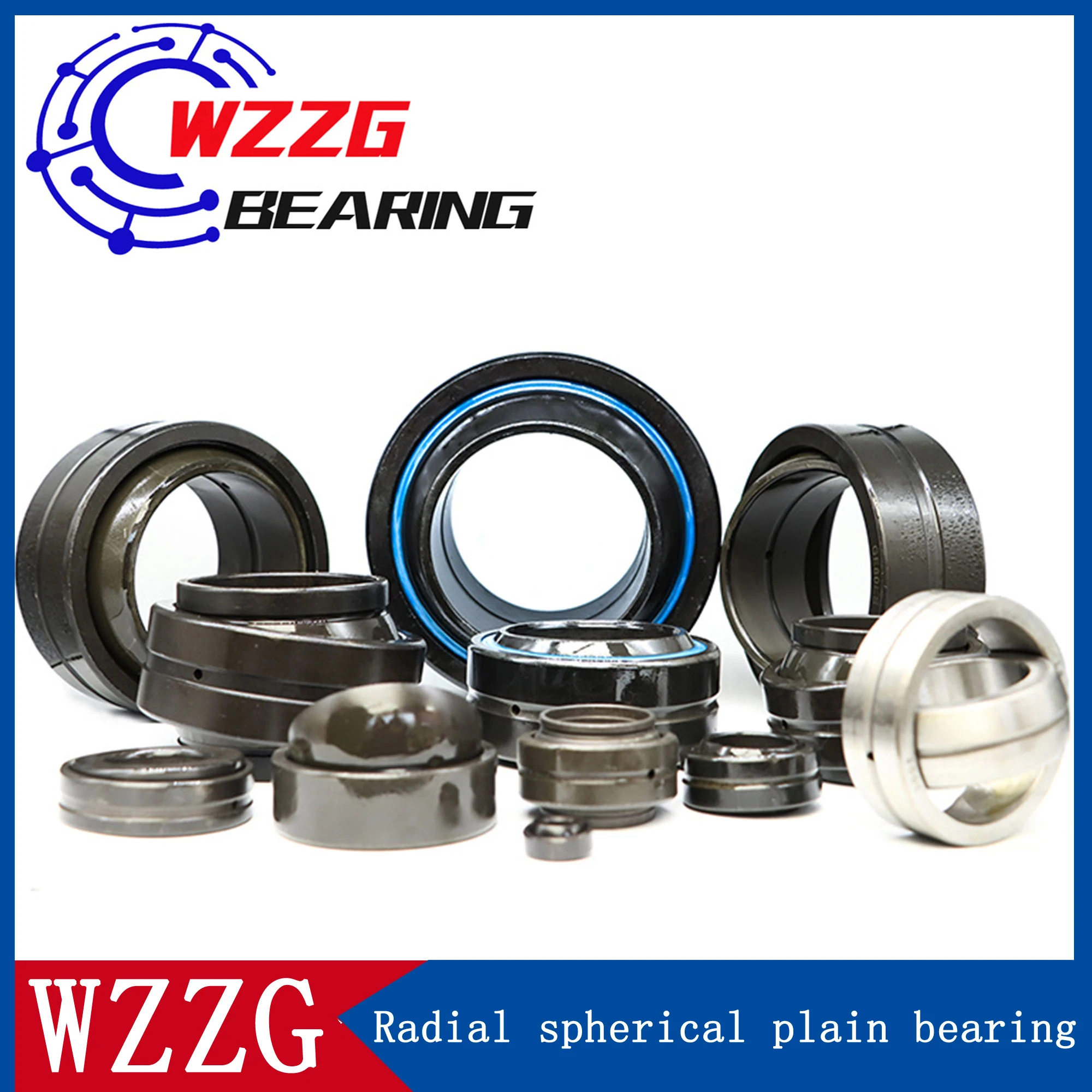 WZZG 20 pçs/lote Joint Rolamentos GE Série Rolamentos Rótula Radical GE6E Tamanho 6*14*6mm