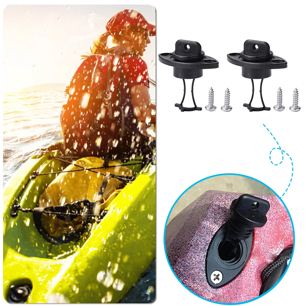 High-Quality Thread Boat Drain Plug Kit for Kayaks and Canoes Easy Installation Water Drainage Replacement Part