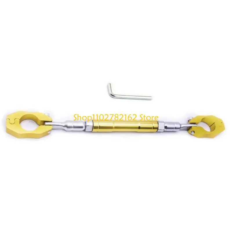 

547B Easy Install Adjustable Balance Support Bar Steering Wheel Reinforcing for Motorbike Handlebar Riding Everyday Commuters