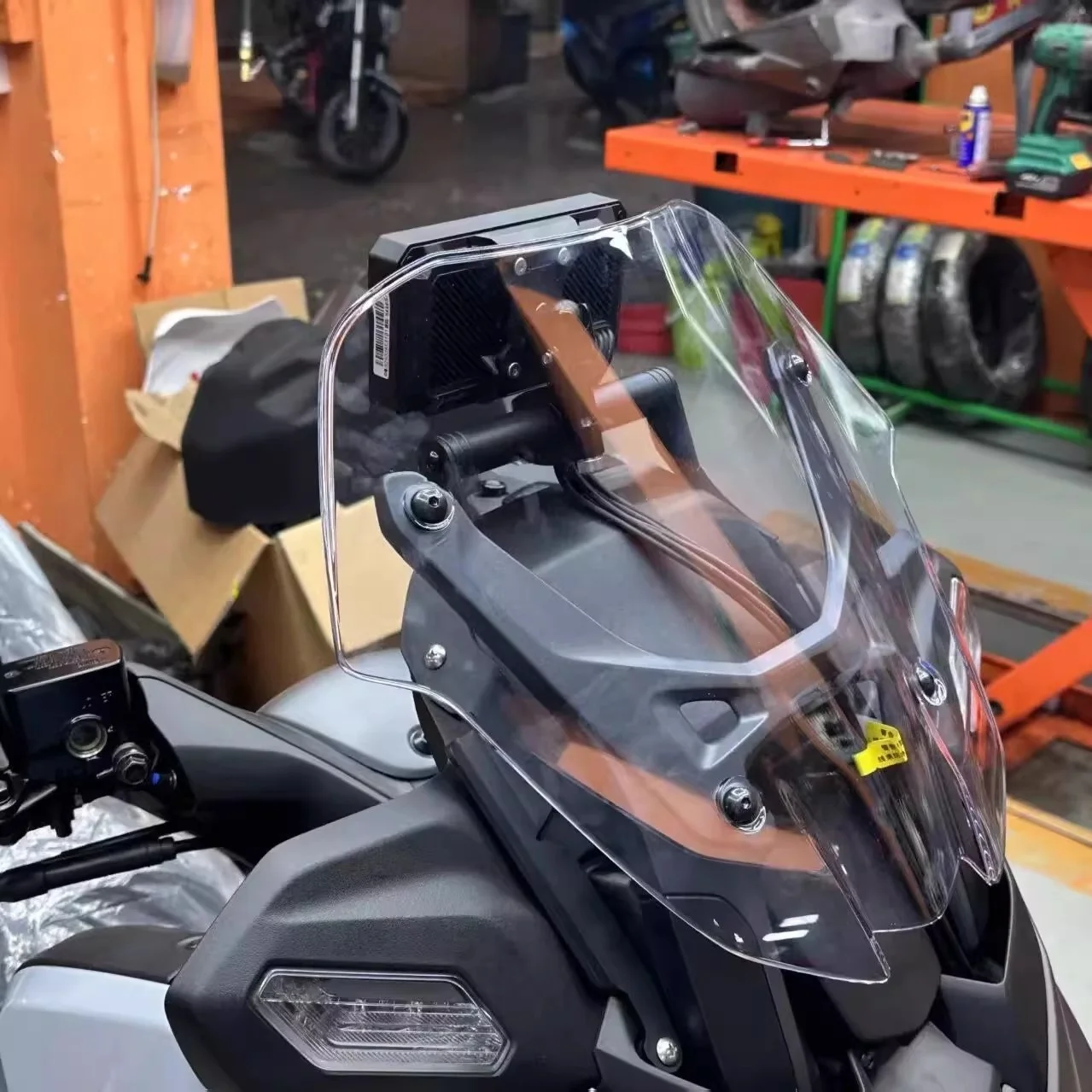 Support de téléphone portable 22MM, support de Navigation pour moto, accessoires pour YAMAHA XMAX 300 X-MAX 300 2025