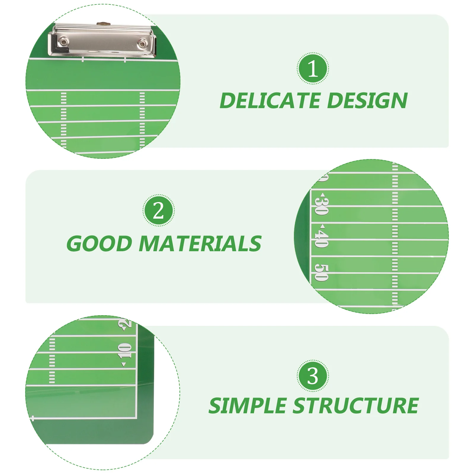 

Football Coaching Board Pvc Durable Lightweight Non-Bending Portable Training Board For Sports Ball Handle Writing Use Indoor