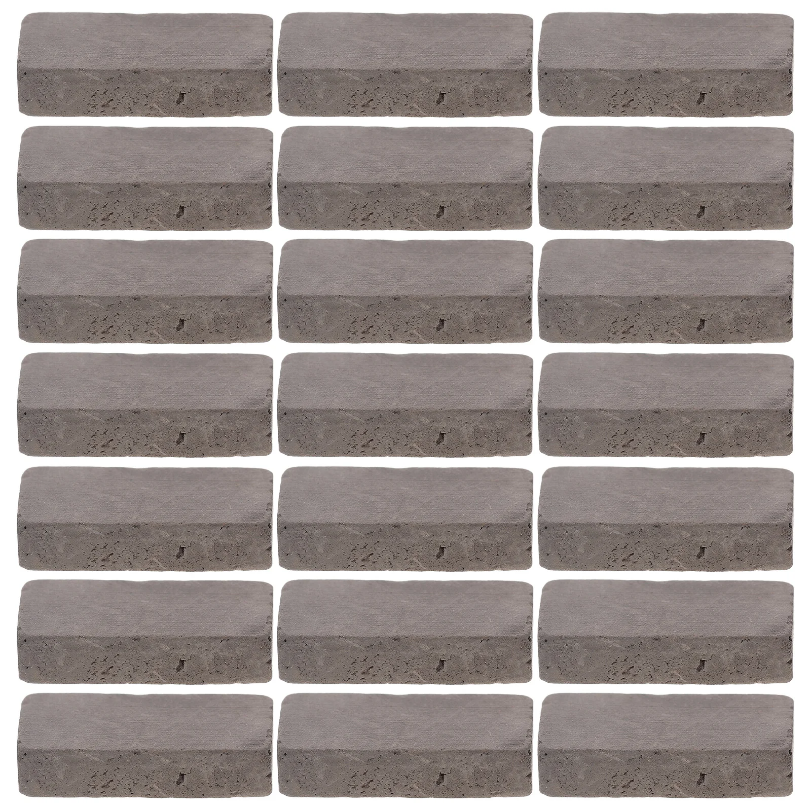 

40Pcs Brick Landscape Decor Small Artificial Bricks for Miniature Crafting DIY Terrarium Design Realistic Grey Brick Set