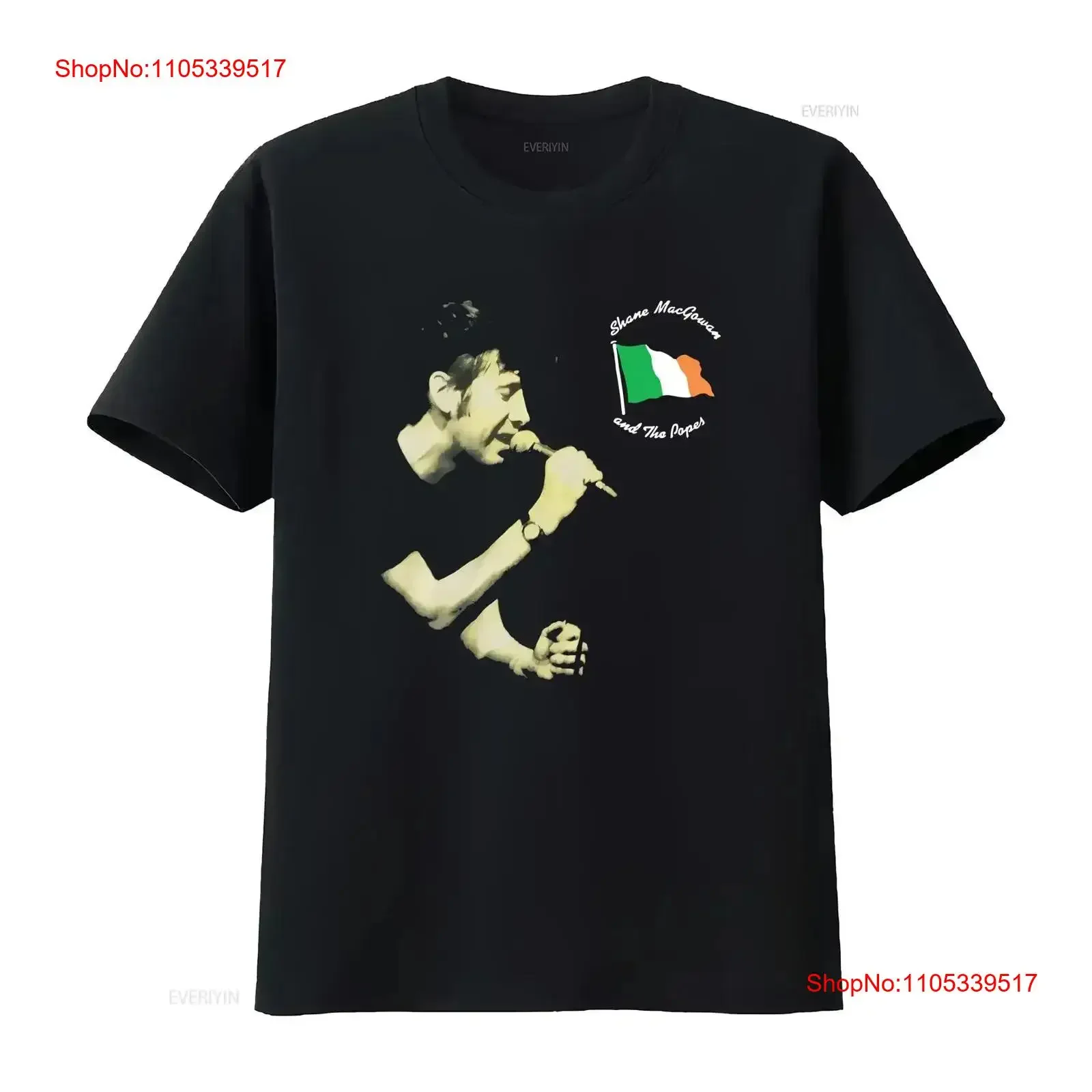 Shane Macgowan n the Popes T shirt black All sizes S 5Xl 1F1699 long sleeves vintage Washed fashion Soft homme vintage Washed