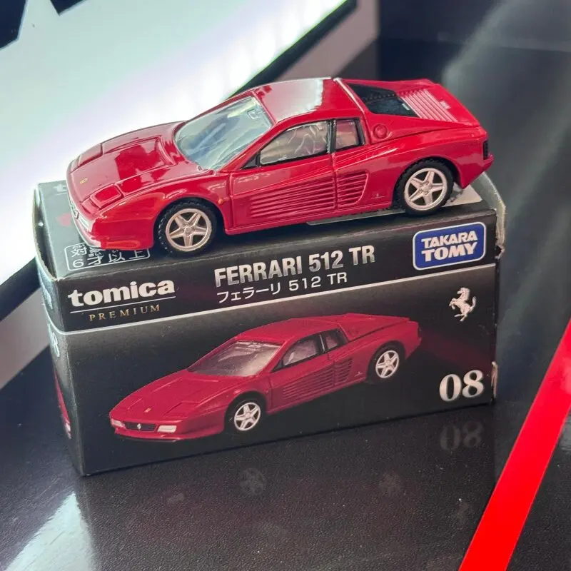 Takara Tomy Tomica Premium 08 Ferrari 512 TR Alloy Diecast Mini Sports Car Model Collectible Ornament Kids Boys Birthday Gift - view 5