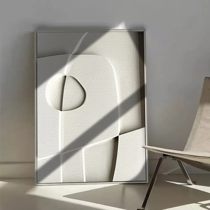 Creative 3D Wall Decoration Painting Room Decor Art Relief Sandstone Painting Luxury Aesthetic Hanging Paintings Home Ornaments