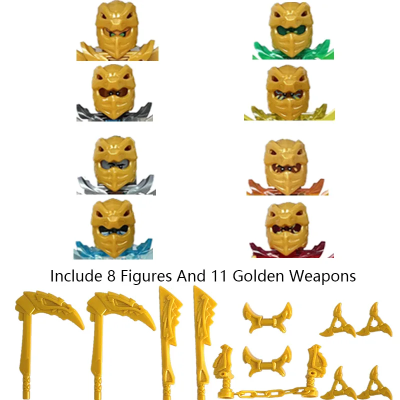 Ninja Figures Dragon Form DIY Building Blocks Lloyd Kai Jay Zane Model Niya MOC Bricks Kids Kits Gift for Children view 3