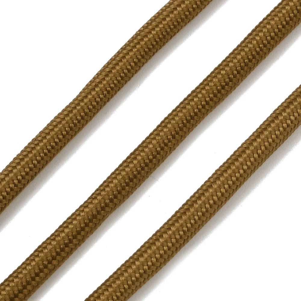 KitBeads 20pcs 6mm Polyester Cord Colorful Round Braided Rope 2m/pc for Jewelry Making DIY Bracelet Necklace Crafts
