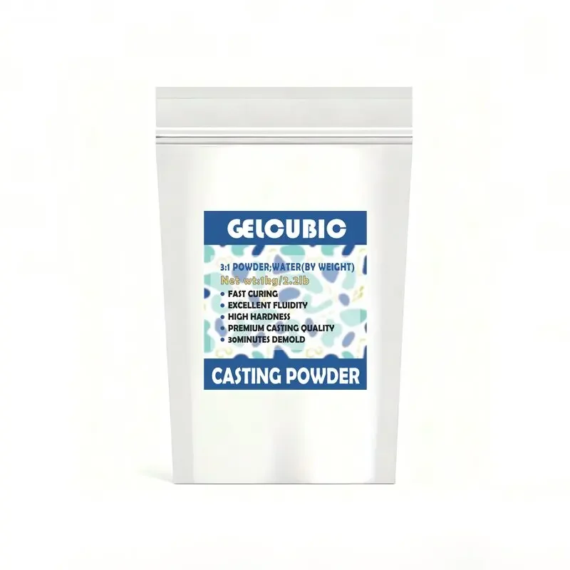 

Fast-Demolding Gypsum Powder (20-30 Mins) | 1000g High-Quality for Efficient Jewelry Making and DIY Craft Projects
