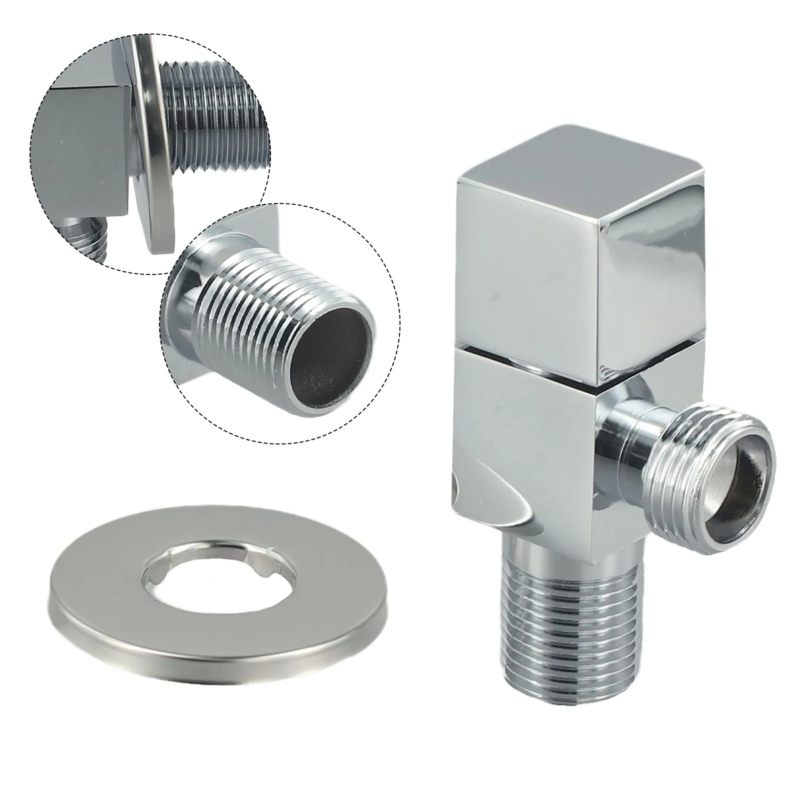 Angle Filling Valve Stainless Steel Water Heater Hot Cold Mixer Faucets Home Kitchen Bathroom Angle Valves Accessory