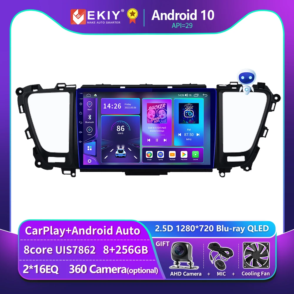 

EKIY T900 Android Car Radio For Kia Sedona Carnival 2014 - 2020 LHD Stereo Multimedia Player Navigation GPS 2 DIN Auto Carplay