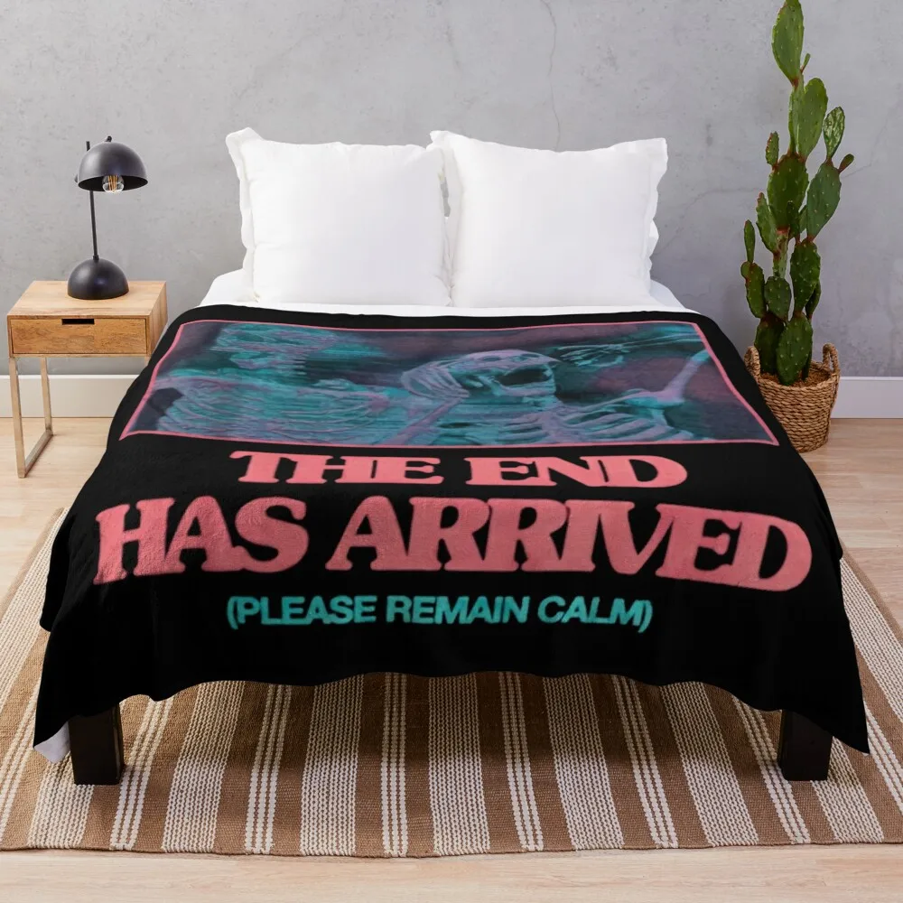 The Shocking Bones Arrived Throw Blanket Soft Big Multi-Purpose Blankets