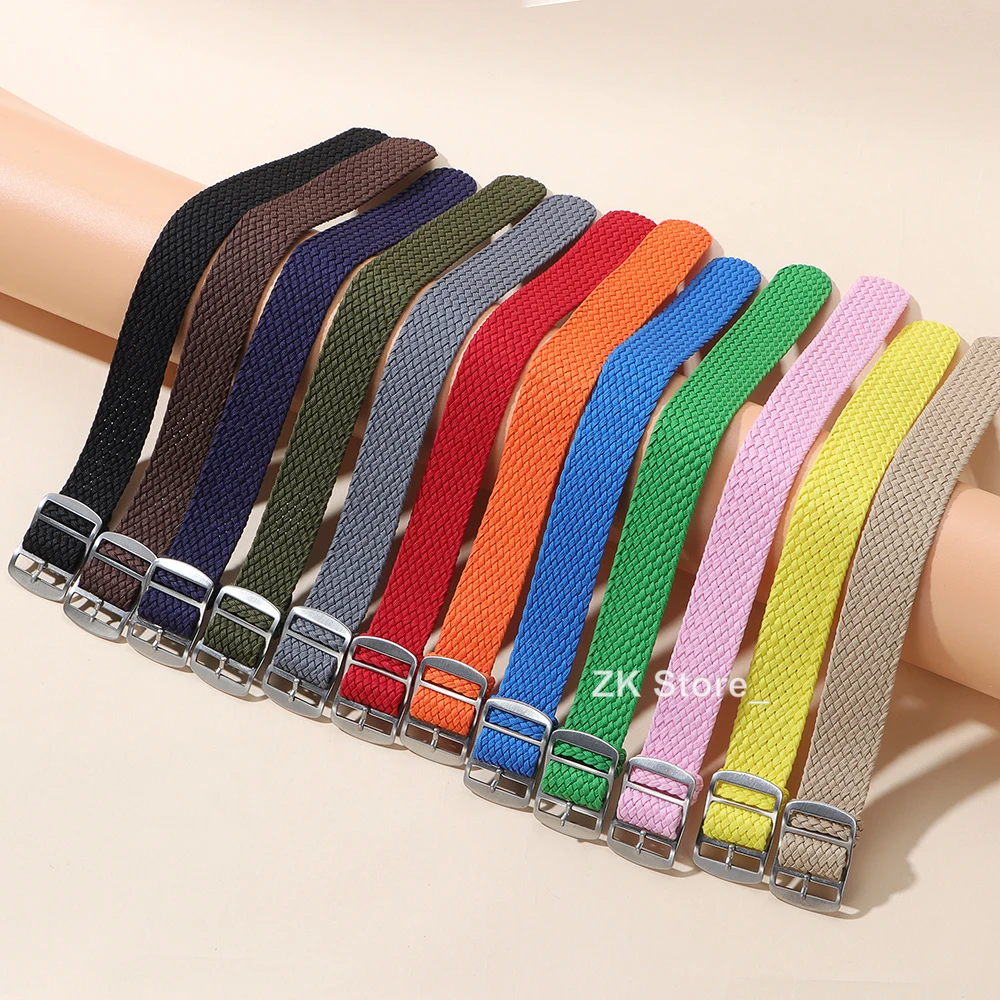 النسيج المنسوجة حزام ساعة نيلو - مراجعة Perlon Strap Woven وسعره