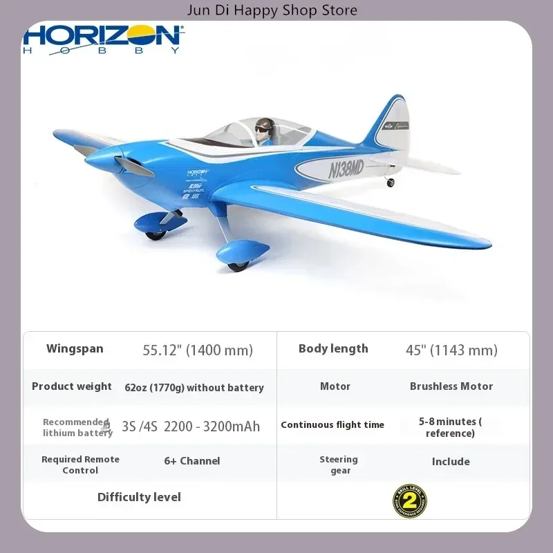 Horizon Hobby modèle Commander 1.4m avion RC à voilure fixe avion télécommandé pour jouets et loisirs