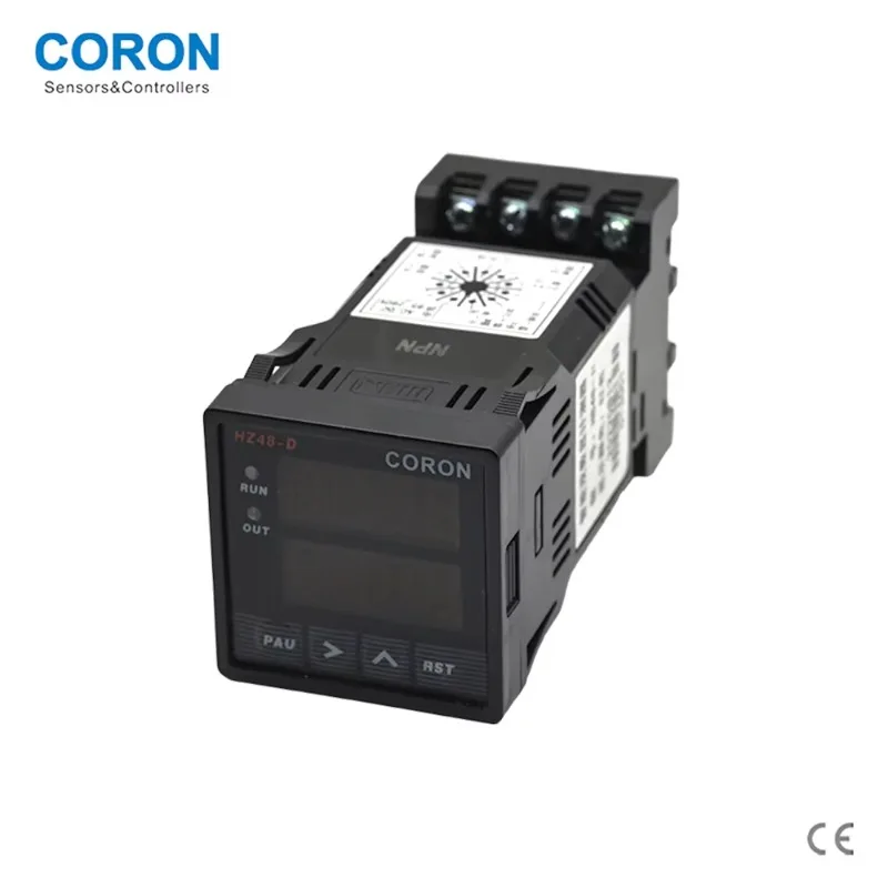Multi-Function Counter/Length Meter/Batch Controller 4/6/8-Digit Display Counting 12V/24V SSR/Logic/Relay Output for HZ Series