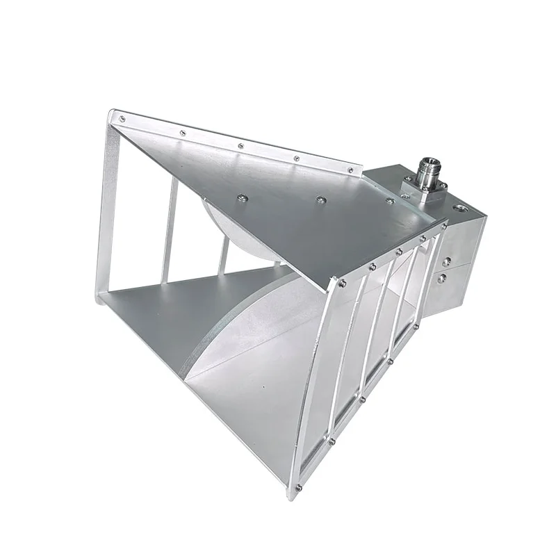 Dual Ridged Horn Receiving Unit 1-18GHz Wide Band 16dBi Standard Gain RF EMC Microwave Laboratory Signal Test Equipment