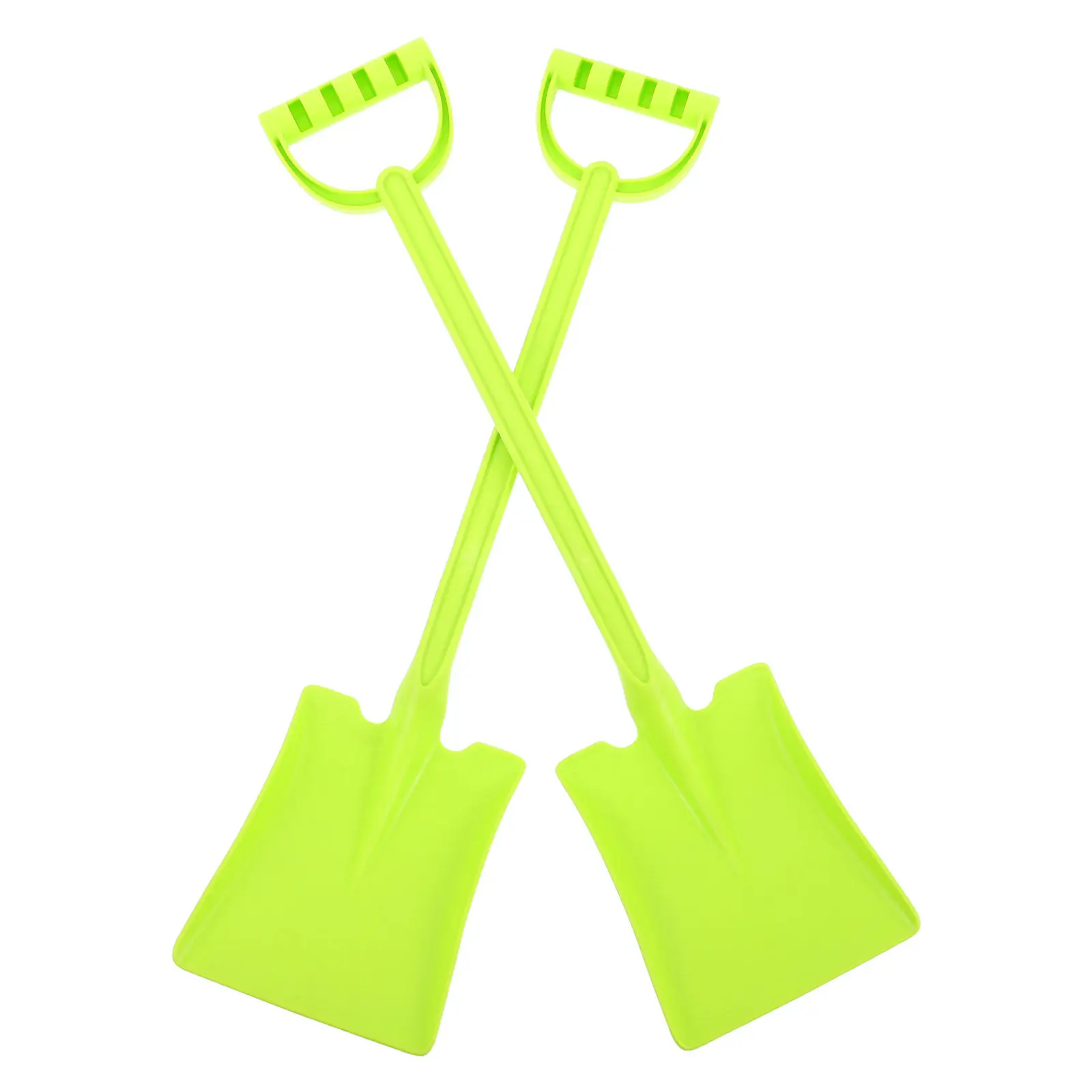 

Набор из 2 детских пляжных лопаток среднего размера с эргономичной ручкой, прочные, легкие, пластиковые, для игр с песком на улице и в саду