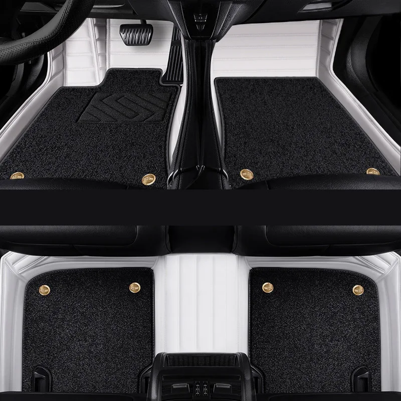 Echte Leder-Fußmatten für Mercedes W222 2014-2017, Auto-Innenraum-Teppiche, Zubehör, Tapetes Para Automovil – Detail 8