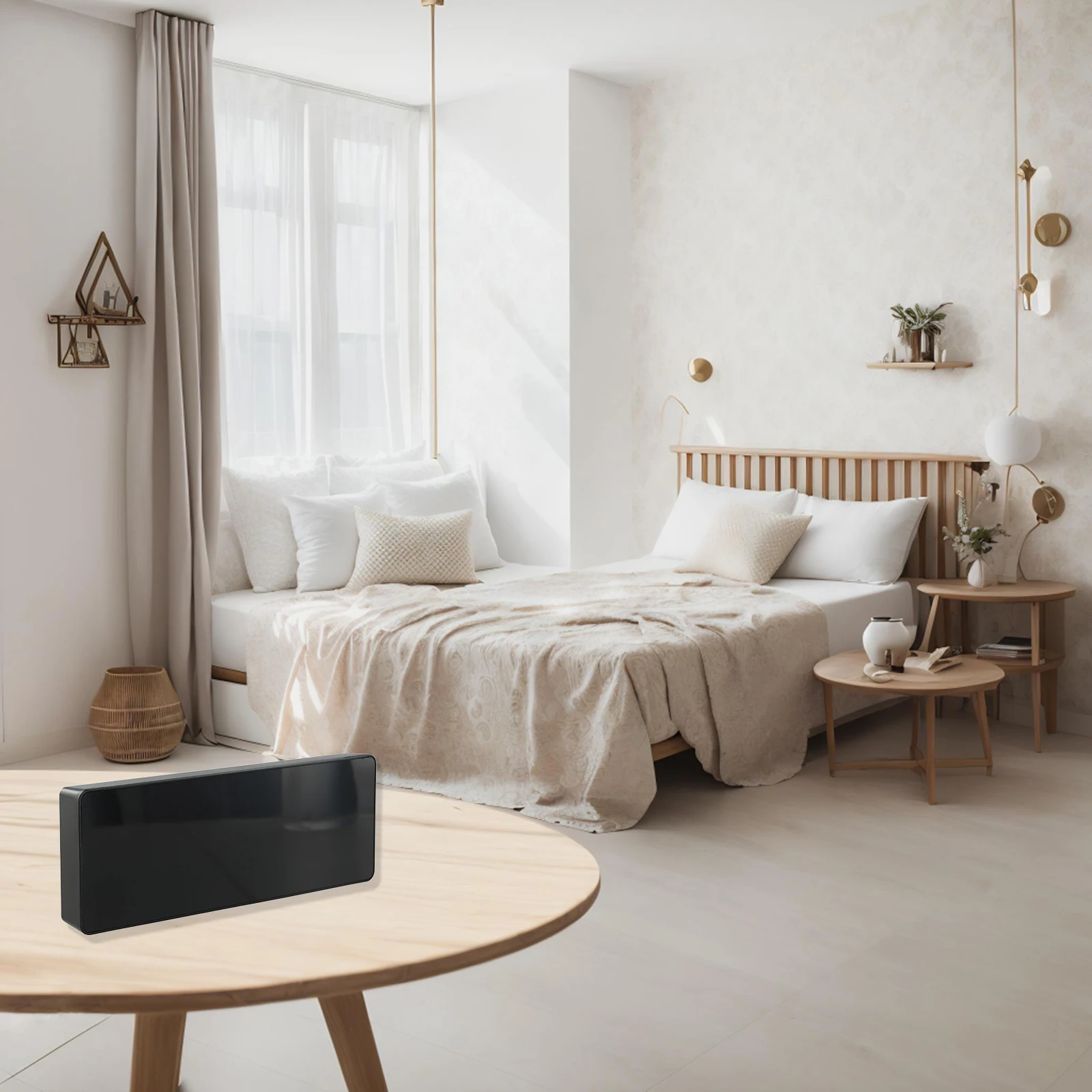 LED Screen Digital Alarm Clocks Living Room Smart Home Table USB Cable User Manual Bedside Desktop Electronic Clock Creative