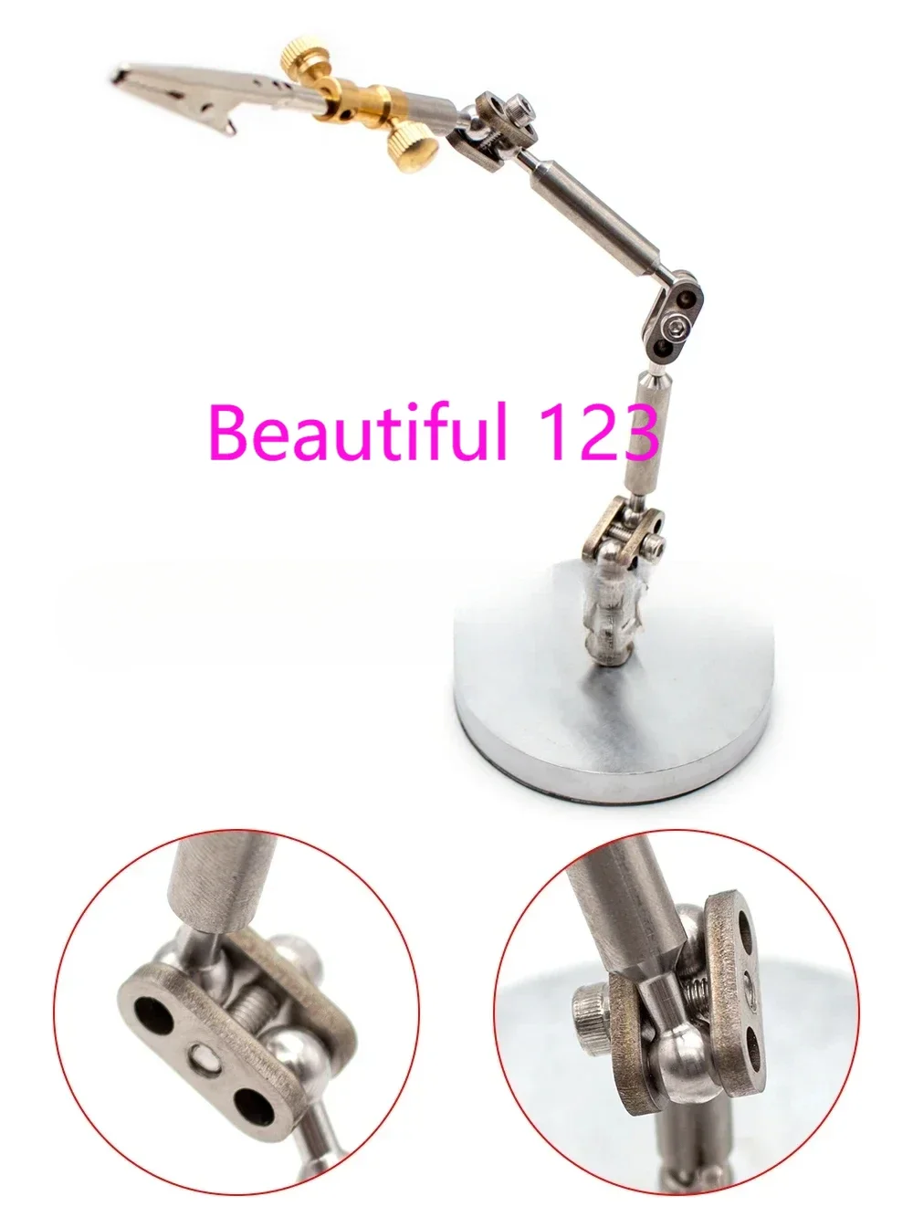 Stop Motion Animation Stand Stainless Steel Articulated Armature Puppet Prop Shooting All-Metal Fixture with