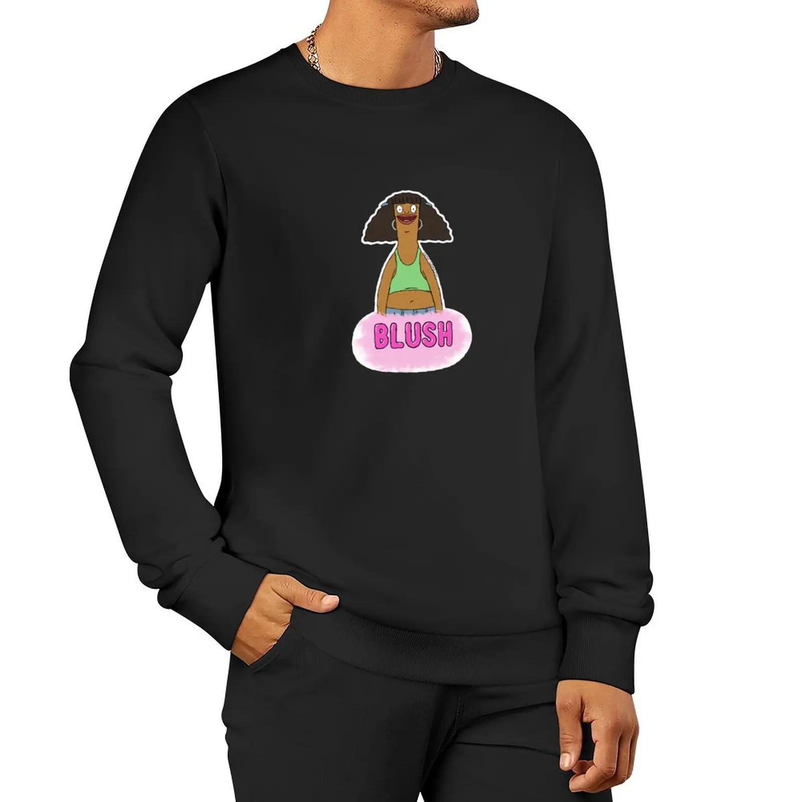 

blush. Pullover Hoodie korean clothes men's autumn clothes men wear men's sweatshirt