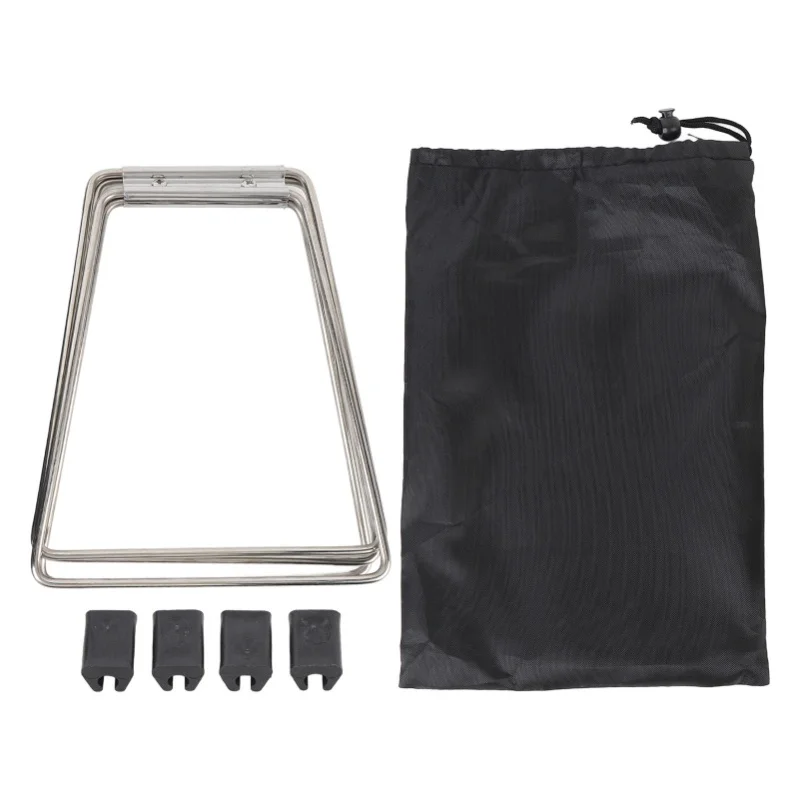 

Foldable Cooler Stand Stainless Steel Damp Proof Outdoor Cooler Holder Stand For Camping