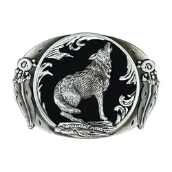 Wolf Whistle belt buckle Western style
