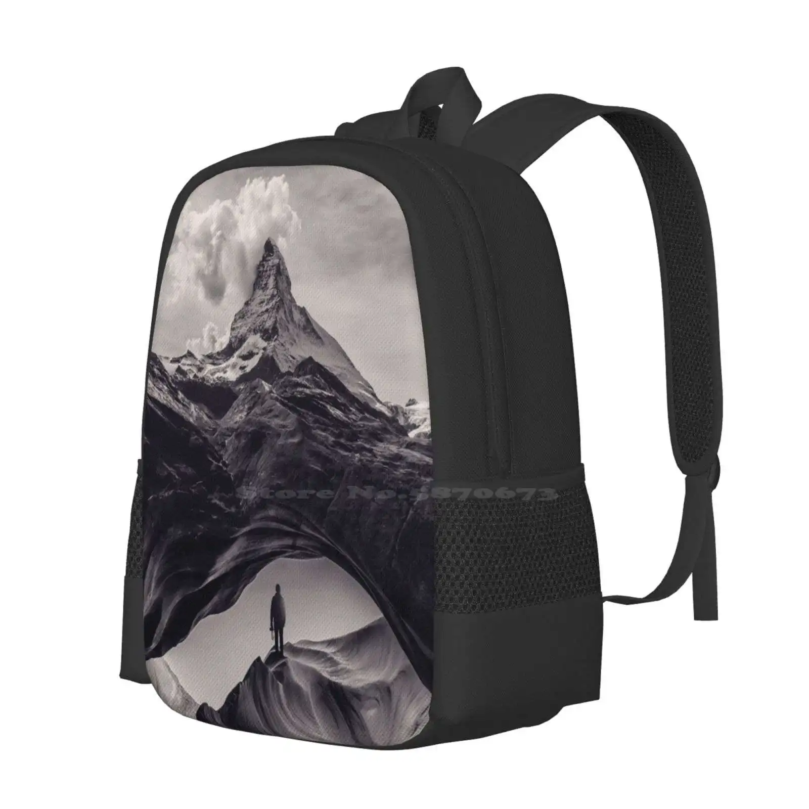 The Great Outdoors Hot Sale Schoolbag Backpack Fashion Bags Nature Mountain Grand Hiking Photographer Surreal