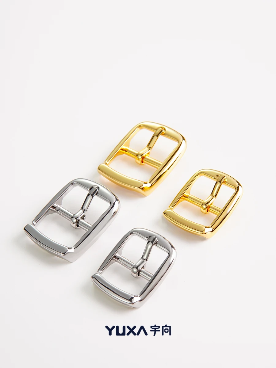 Diy Handmade Leather Goods High Quality Electroplated Real Gold Bag Needle Buckle Stirrup Needle Buckle Diy Bag Strap Clasp