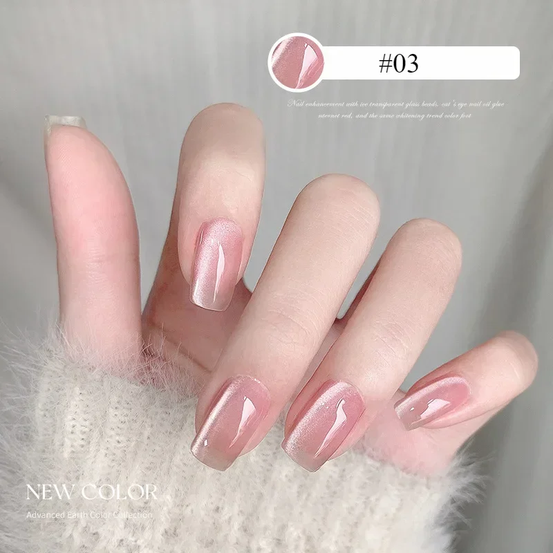 10pcs/set 10ml Water Light Cat Magnetic Nail Gel Polish Vernis Semi Permanent Soak Off Crystal Gel Polish For Nails Manicure