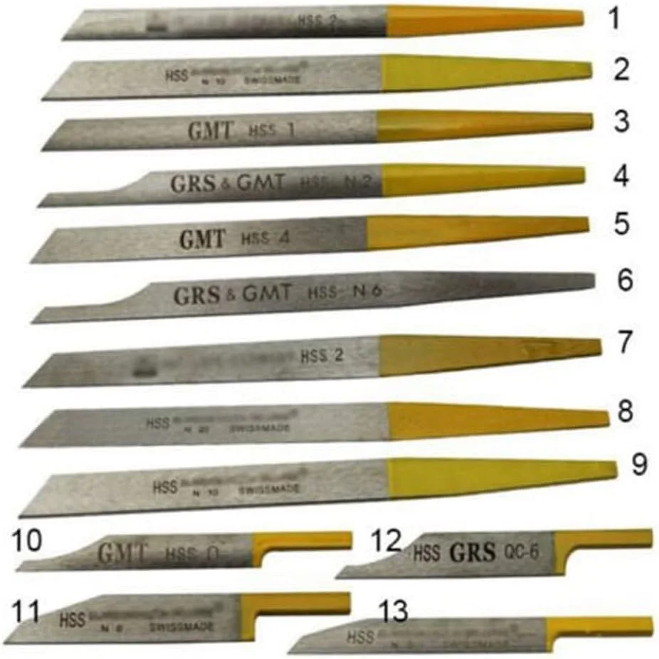 

13 шт., набор гравировальных бит из высокоскоростной стали для пневматической ударной машины, профессиональный набор инструментов для гравировки ювелирных изделий