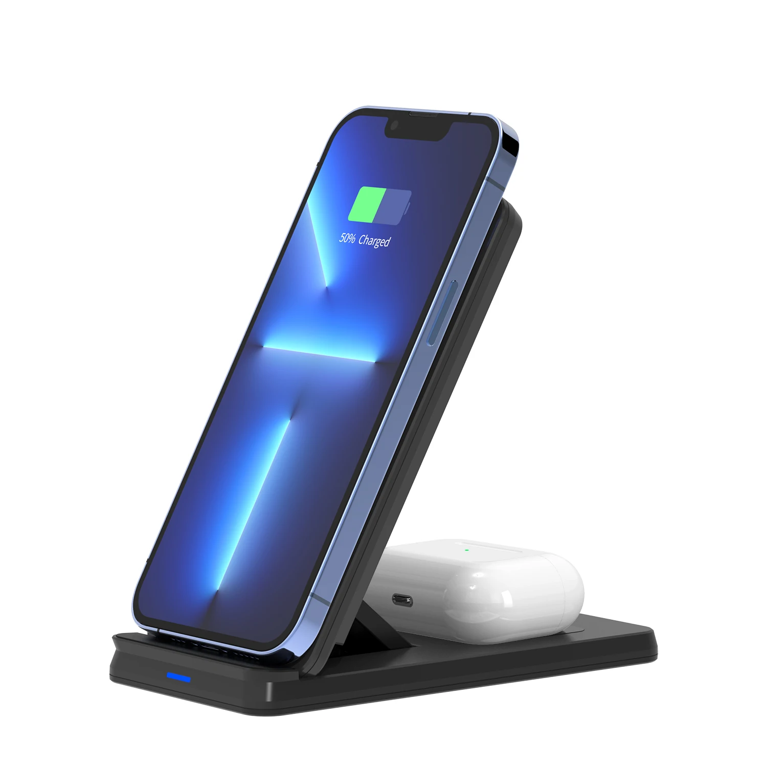 

Compact Collapsible 15w Wireless Stand Smartphone Mount Lightweight Rapid Wireless Vehicle Charger