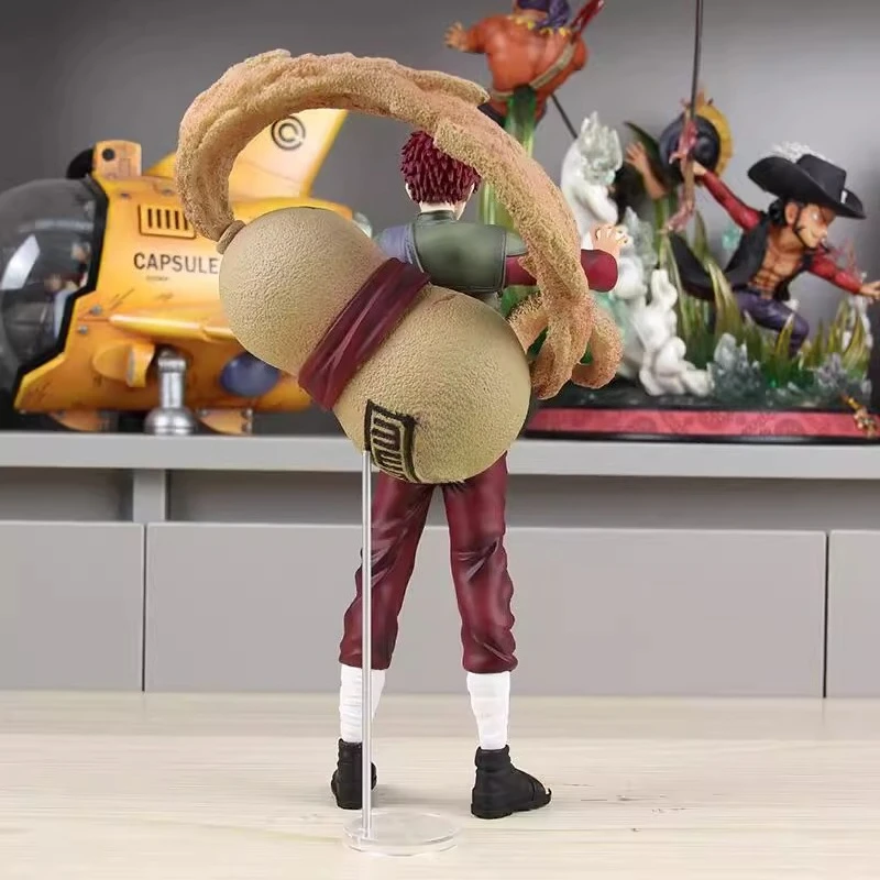 30cm nova naruto anime figura gaara periférico pvc modelo cena estátua decoração de mesa ornamentos crianças presentes aniversário brinquedos