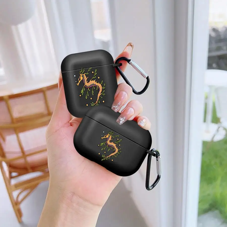 Cartoon Turtle Seahorse Case For Airpods 1 Pro3 3 Pro2 2 Pro 4 Earphone Cases Cover