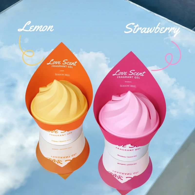 

Icecream Solid Fragrance Citrus Caramel Coffee Milk Gourmet Scent Car Air Freshener Floral Fruity Bathroom Toilet Deodorant