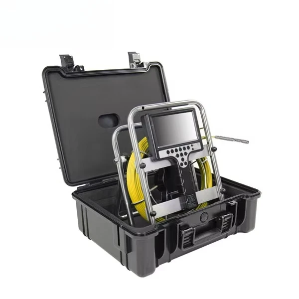 14 مللي متر استنزاف المجاري التفتيش كاميرا بشكل قبة واسعة الزاوية CCD خط أنابيب التفتيش للرؤية الليلية H.265 فيديو ضغط DVR البيانات