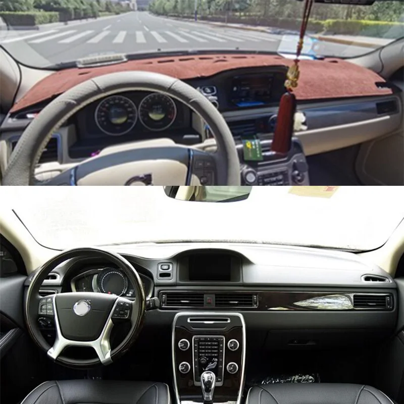 For 2012 2013 2014 2015 Volvo S80 S80L V70 XC70 Accessories Dashboard Cover Instrument Panel Dash Mat Dashmat Protective Pad