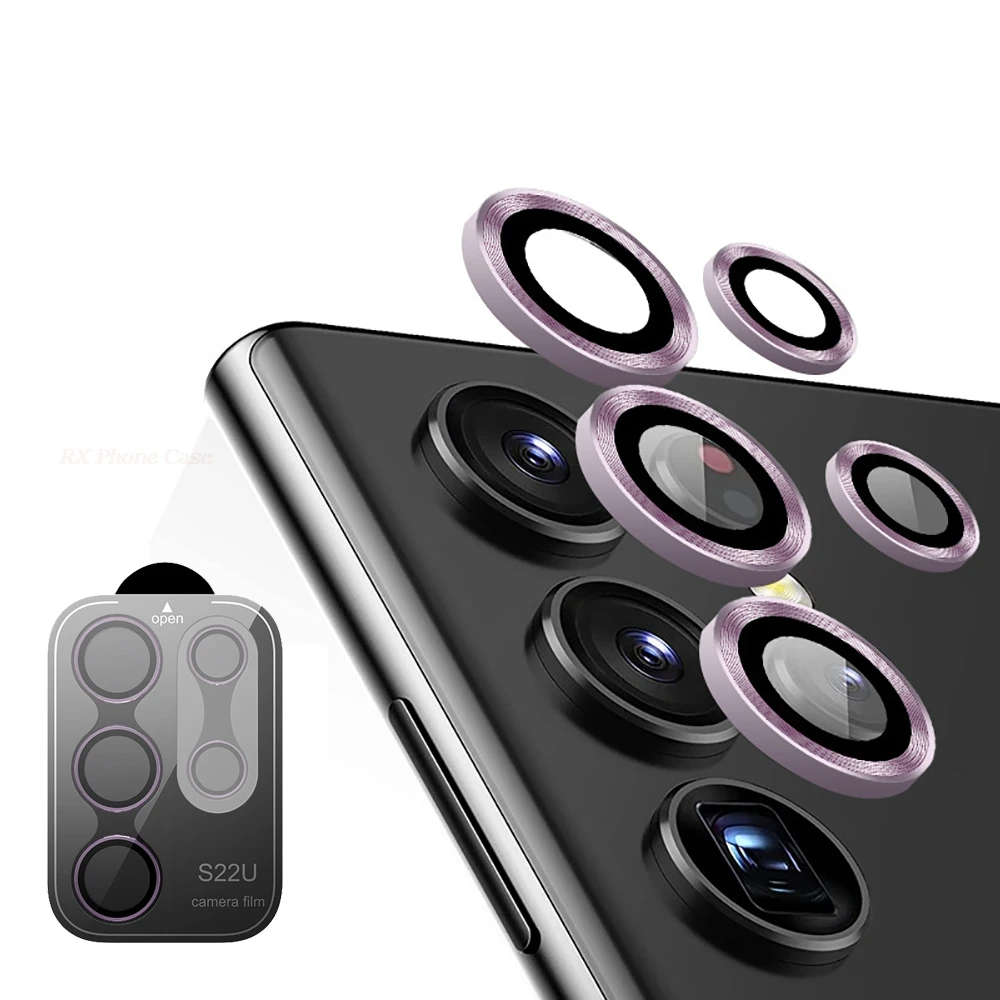 Metal Lens Ring Glass For Samsung Galaxy S26 Ultra S26 Plus S24 Ultra S24 Plus Camera Protector Cover Accessories S24 Ultra Film