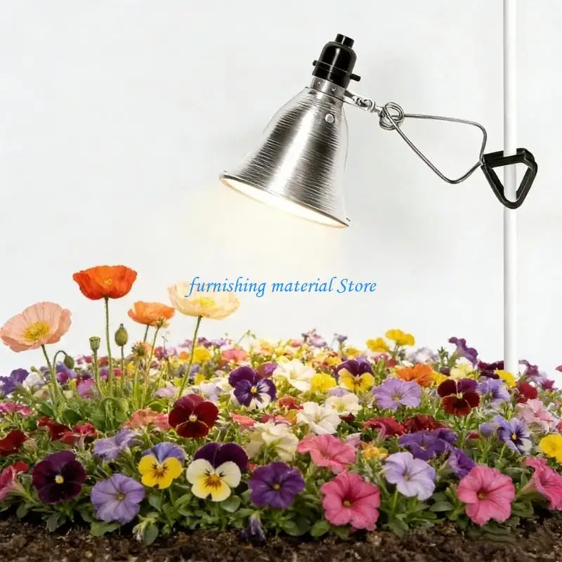 Y5GD Indoor Use 150W Clamp Light Cover Aluminum Reflector Metal Texture for Workshop