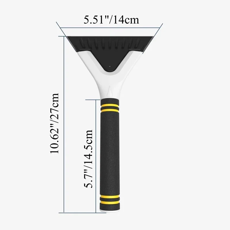 Logo Customized ABS EVA Foam Tendon Shovel Head Non-slip Snow Removal Ice And Snow Shovel Ice Scrapers For Car Truck Windshield