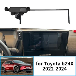 Car Mobile Phone Holder for Toyota bZ4X 2022 2023 2024 GPS Bracket Navigation Stand Auto Accessories