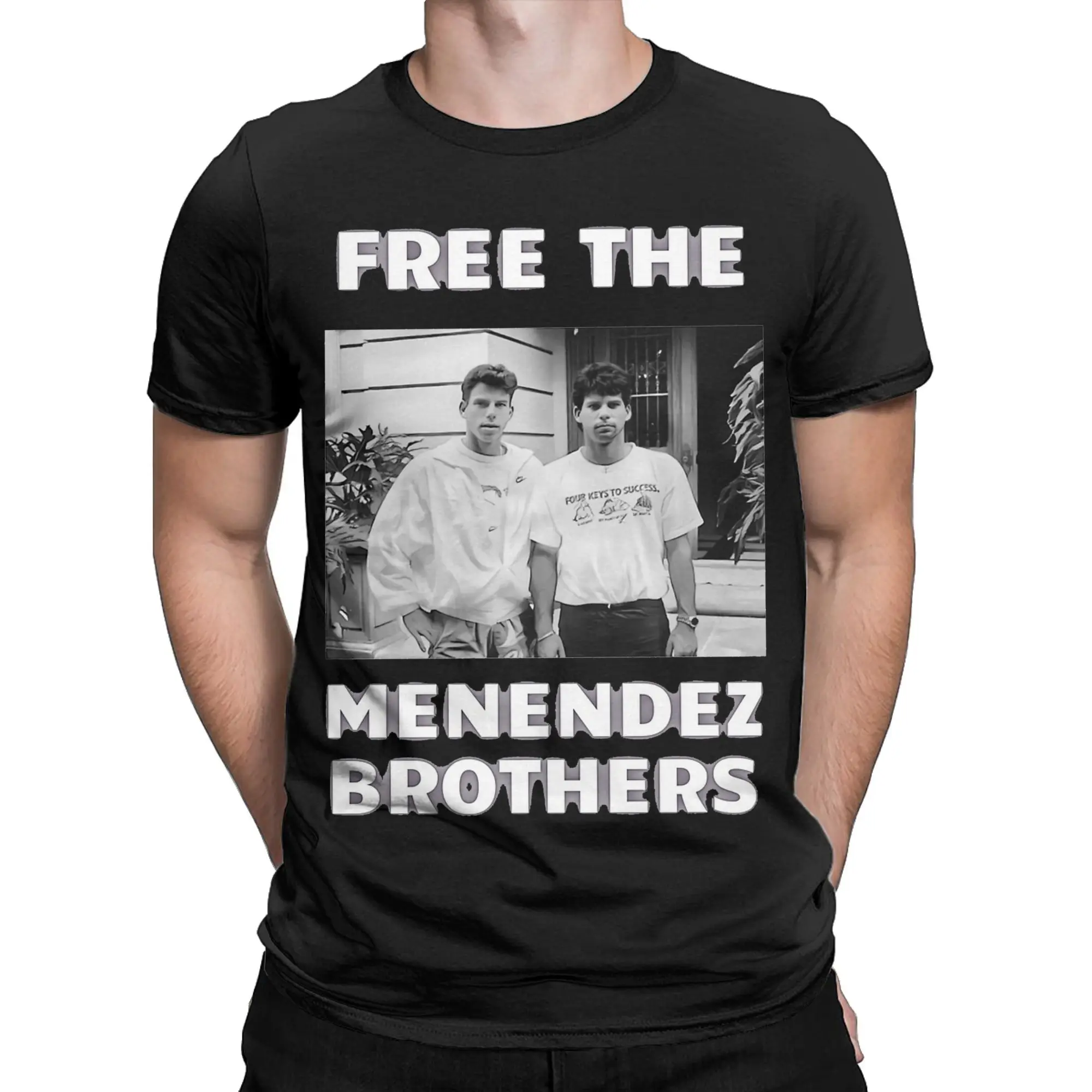 Free The Menendez Brothers Tee Shirt for Men Women Gift Idea T Shirts  100% Cotton Clothing