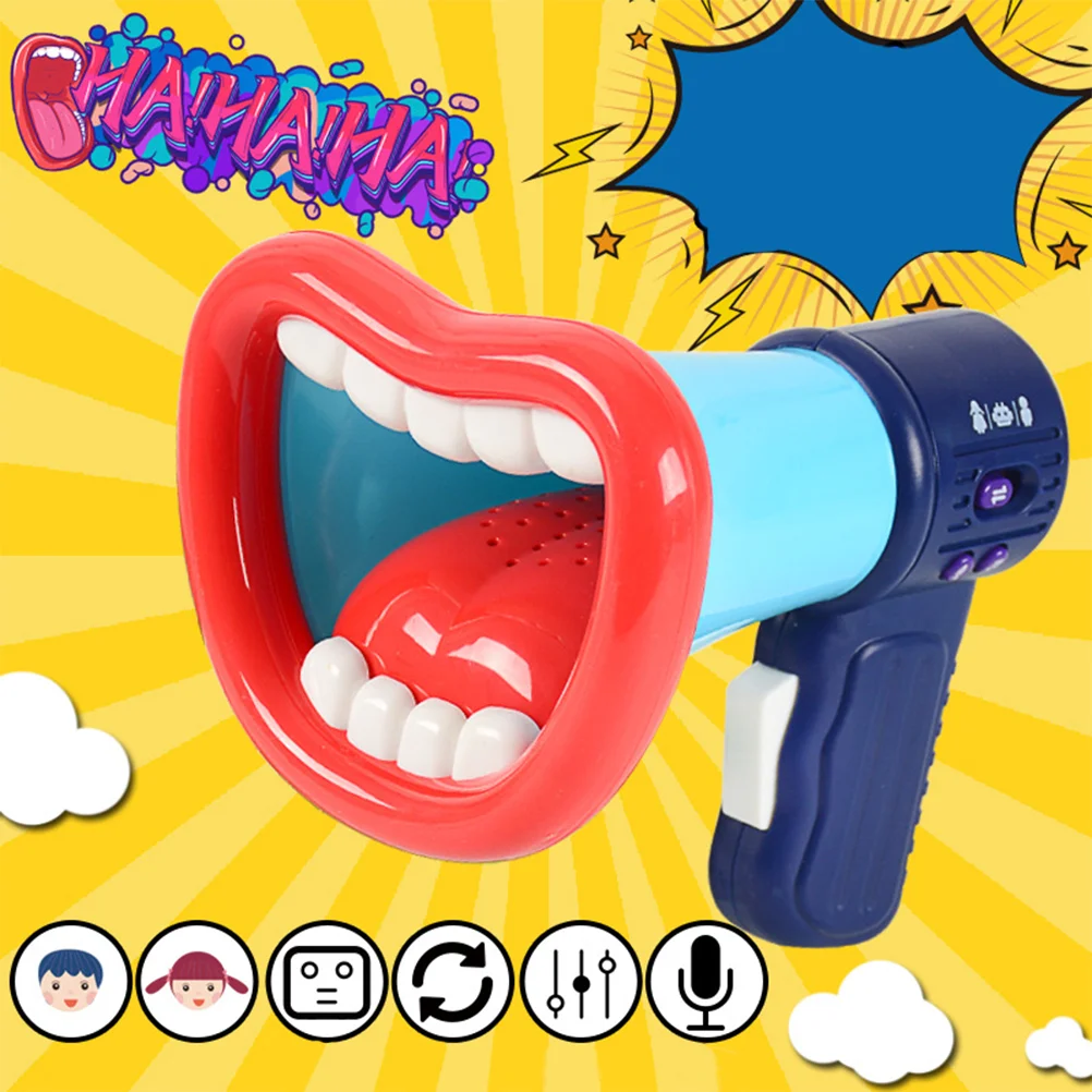 1Pc Voice Changer Small Horn Electronic Amplifier Megaphone Speaker Kid Creative Novelty Souvenir Tricky Funny toy Colorful