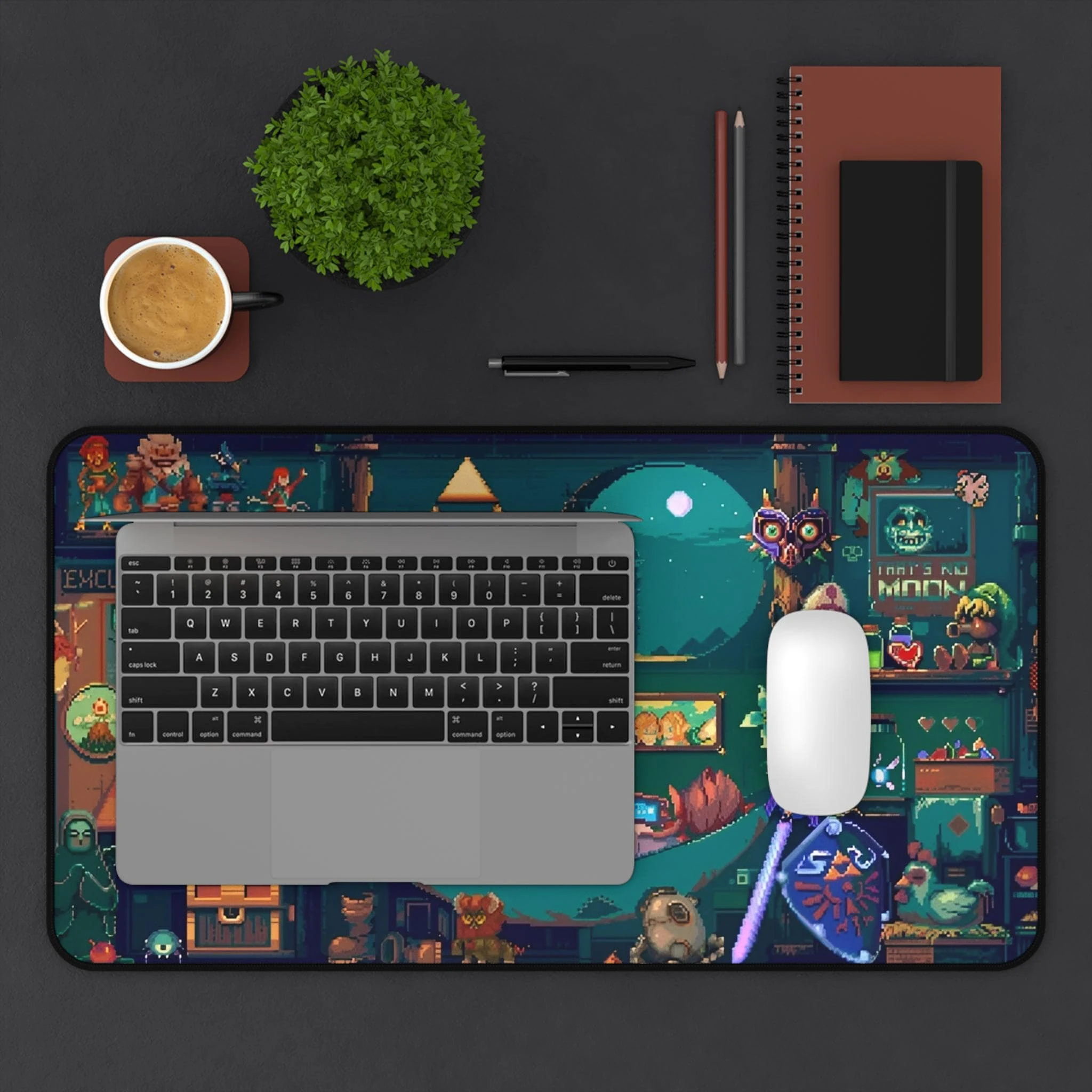 Retro LoZ Link Desk Mat Large Mouse Pad Mouse Pads Office Rug Laptop Accessories Desk Decor Keyboard Mat Decoration Mouse Mat