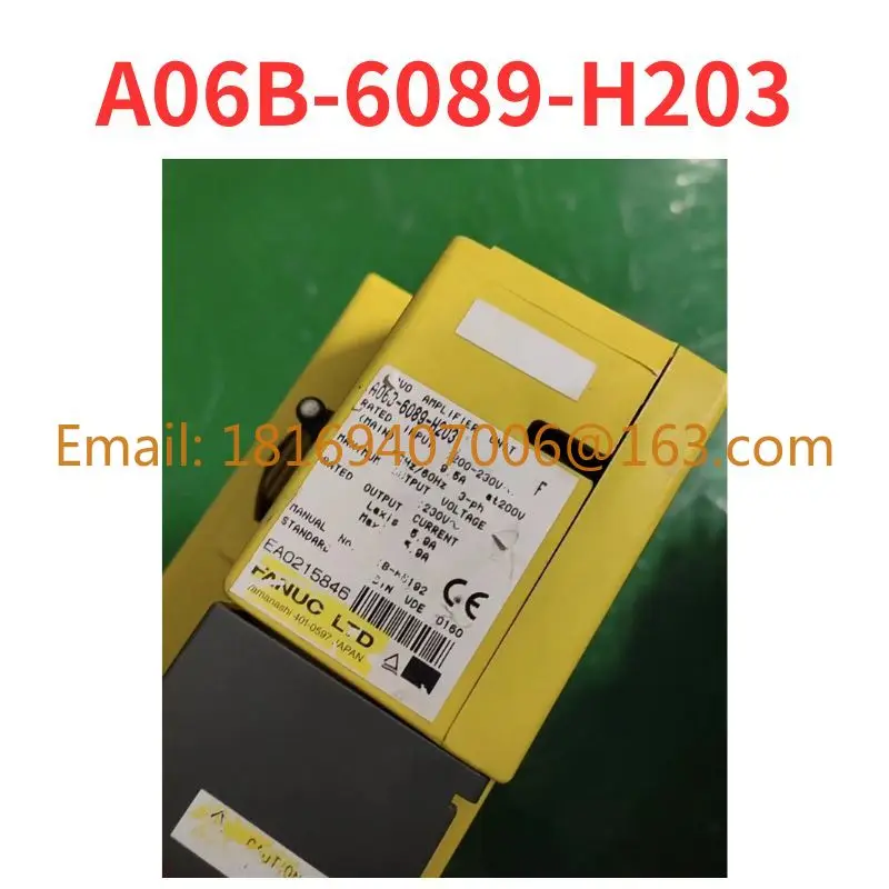 

second-hand drive A06B-6089-H203, function well Tested well and shipped quickly