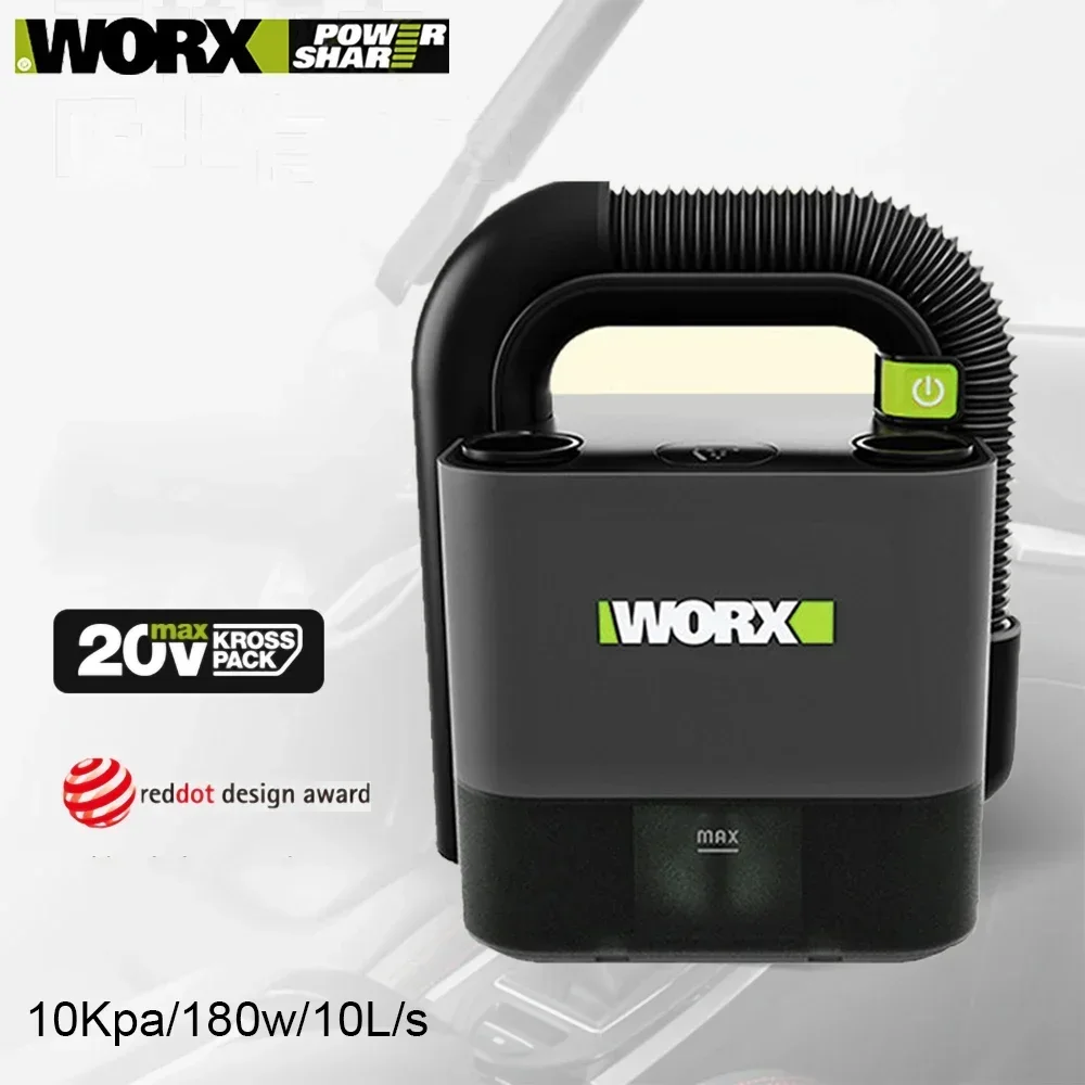 

Пылесос Worx Аккумуляторный WU030, 10 кПа, 20 в, две скорости