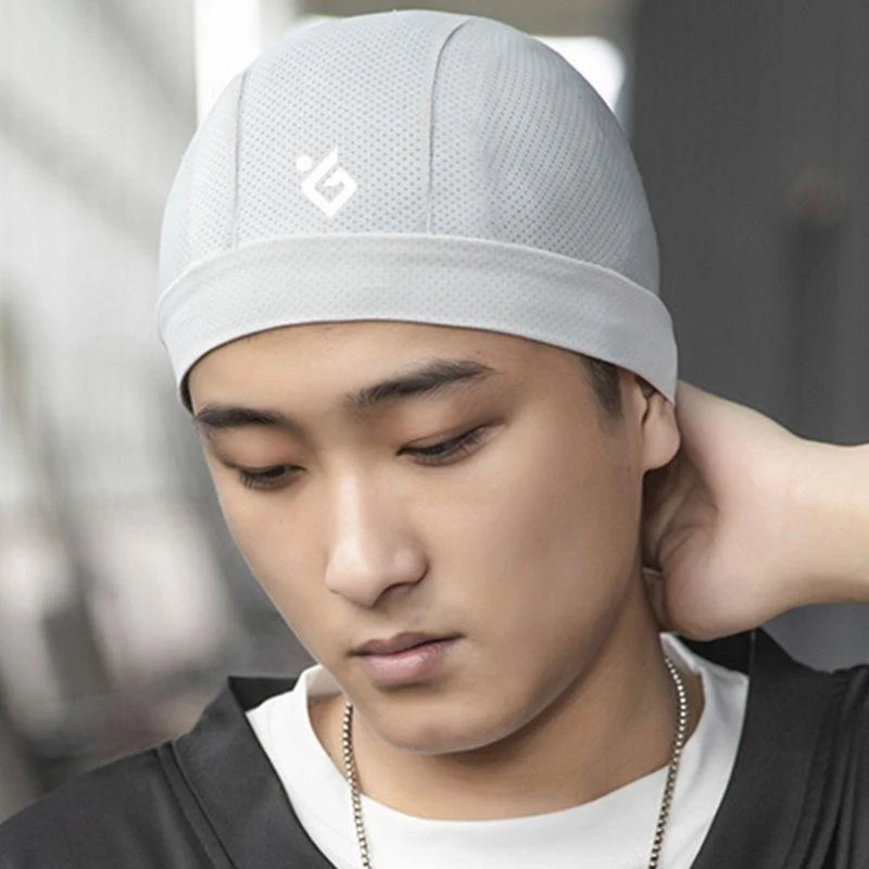 R1WE خوذة فتل العرق بطانة التبريد قبعة الجمجمة تشغيل قبعة الدراجات ماصة للعرق خفيفة الوزن Skullcap للرجال والنساء