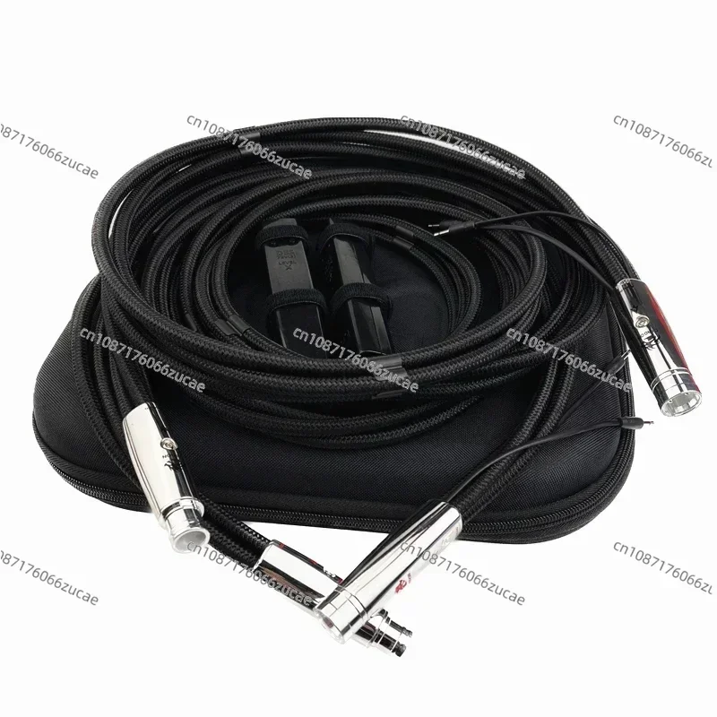 

Pair Dragon XLR Balanced Cable PSS Pure Silver Core HiFi Audio Interconnect Line with Box