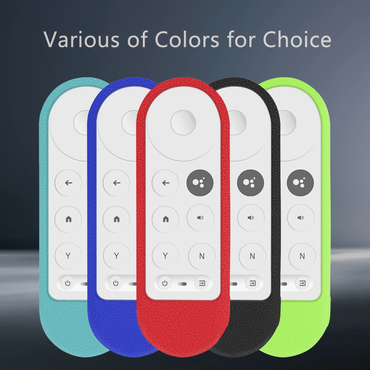 Silicone Case Fit for Chromecast for Google TV 2020 Voice Remote Shockproof Protective Cover for Google Remote Controller view 5